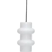 Hubsch Pilule hanglamp double shiny wit