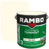 Rambo Pantserbeits Tuinhout Zijdeglans RAL 9010 | Zuiver Wit 2.5L