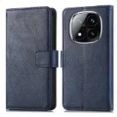 IMoshion Luxe Bookcase voor de Xiaomi Poco X7 - Donkerblauw
