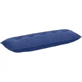 vidaXL Rugkussen Politieblauw 140 x 50 x 19 cm Corduroy stof