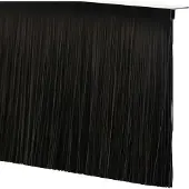 vidaXL Schroefbare Deurborstelafdichtingen 12 st Zwart 100 cm