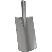 vidaXL Schep Hoofd Zilver 43 x 17 cm Gepoedercoat staal