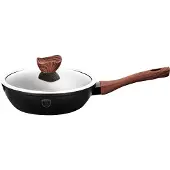Berlinger Haus GRANIETVRUCHTEN 24cm BH-1718 EBONY ROSEWOOD, Pan + steelpan, Roze