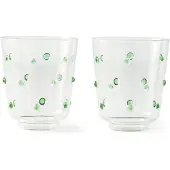 Pols Potten Tumbler Nob Green (Set van 2)