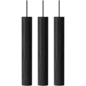 UMAGE Hanglampe , Chimes Cluster 3, Zwart, Woonkamer, Hout, Designer