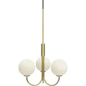 Herstal Kroonluchters , Ballon, dimbare, Goud / Messing, Woonkamer, Glas, Modern