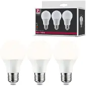 Paulmann 28871 LED-lamp Energielabel F (A - G) E27 8 W Warmwit (Ø x h) 60 mm x 105 mm 3 stuk(s)