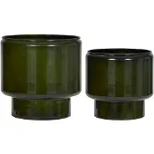 House Doctor Pile plantenbakken groen set van 2 stuks