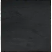 vidaXL Vloerkleed OVIEDO laagpolig 120x120 cm zwart