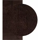 vidaXL Middelpolig zacht en wasbaar tapijt HUARTE Bruin 200 x 100 cm