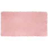 vidaXL Tapijt van imitatie schapenvacht TAFALLA Roze 80 x 150 cm