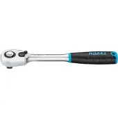 Hazet HiPer fijnvertande omschakelratel · veiligheidsvergrendeling 8816HPS · 3/8 inch (10 mm) vierkant massief · Lengte: 200 mm