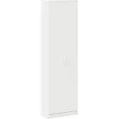 vidaXL Kledingkast Wit 55 x 25 x 189 cm Bewerkt hout