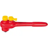 Hazet Omschakelratel · geïsoleerd 8816KV · 3/8 inch (10 mm) vierkant massief · Lengte: 194 mm