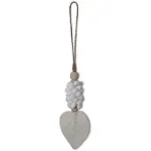 Safaary Raffia hanger tassel shell