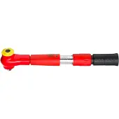 Hazet Momentsleutel - geïsoleerd 5121KV - Draaimomentbereik min-max: 20 – 120 Nm - Nauwkeurigheid: 4% - 1/2 inch (12,5 mm) vierkant massief - Lengte: 420 mm