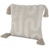 Safaary Marokkaanse kussen met kwastjes 45 x 45cm
