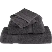 vidaXL Badhanddoeken SOLUND 2 st 600 g/m² 70x140 cm antraciet