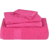 vidaXL Gastendoekjes FROGN 2 st 30x50 cm 360 g/m² roze