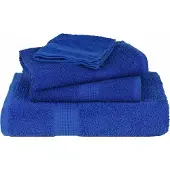 vidaXL Handdoeken FROGN 4 st 50x100 cm 360 g/m² blauw