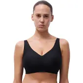 Chantelle - SoftStretch Power - Beugelloze plunge bh - naadloos - onzichtbaar - ZWART