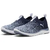Puma Softride Remi Slip-on Knit Navy-snow Mountain Blue-gray Sky Maat: 37.5 | Hardloopschoenen Outlet | Dames | Blauw