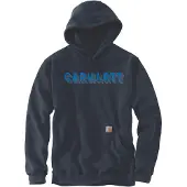 Carhartt Rain Defender Logo Graphic, capuchon ,donkerblauw/lichtblauw ,L