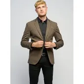 TeeShoppen Business-colbert ' The Original ' donkerbruin