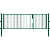 Alberts Deur met dubbel hek 300 cm breedte (100 + 200 cm), in verschillende hoogten