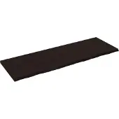 vidaXL Wastafelblad 180x60x(2-4) cm behandeld massief hout donkerbruin