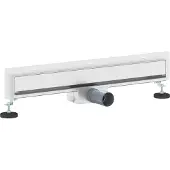 vidaXL Wandgemonteerde Doucheafvoer Zilver 60 cm Roestvrij staal 304