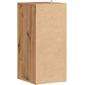 vidaXL Schoenenkasten 2 st 32x35x70 cm bewerkt hout artisanaal eiken