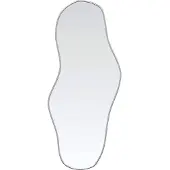 vidaXL Wandspiegel 60x25 cm zilverkleurig