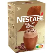 Nescafe Double choc mocka oploskoffie - 6 doosje x 8 zakjes