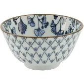 Tokyo Design Studio Flora Japonica Rijstkom 30 Cl Maple - Serveerkommen Porselein Blue - 16697