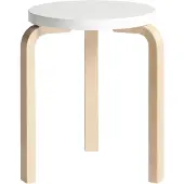 Artek Stool 60 Birch | White