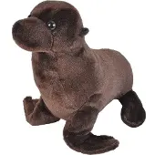 Wild republic Mini Sea Lion Plush Grijs