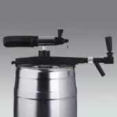 Ich-zapfe Professionele Tapskraan met Handpomp voor 5L Partyvaten en Bierfusten - CO2 Compatibel, Robuust, Eenvoudig in Gebruik en Reinigbaar voor Feesten en Thuisgebruik