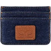 Levi's Etui 'Denim Card Holder' blauw denim / bruin