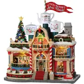 Lemax Tea With Mrs. Claus With 4.5V Adaptor Kersthuisje