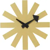 Vitra Asterisk Wandklok Brass