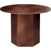 Gubi Epic Salontafel Ø60 cm | Earthy Red Steel