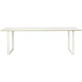 Muuto 70/70 eettafel 170x85 cm White laminate-Plywood-White