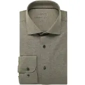 Venti Jerseyflex Comfort Fit Jersey overhemd groen, Effen