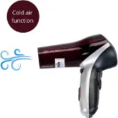 Klein Toys Braun Satin Hair 7 haardroger met borstel - incl. ventilator met koude-lucht-mechanisme - zwart roze