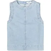 Garcia Top blauw denim