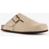Hush puppies suede dames clogs taupe maat 37