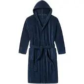Schiesser Badjas lang marine
