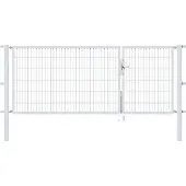 Alberts Deur met dubbel hek Flexo 300 cm breedte (100 + 200 cm), in verschillende hoogten
