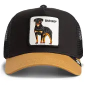 GOORIN BROS. Pet 'Gorra goorin negra/tostada rottweiller bad boy voi17 trucker cap' camel